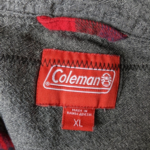 Rolling Stones Band Red Blue Custom Upcycled Flannel Button Down Sz Men's XL - Picture 7 of 8